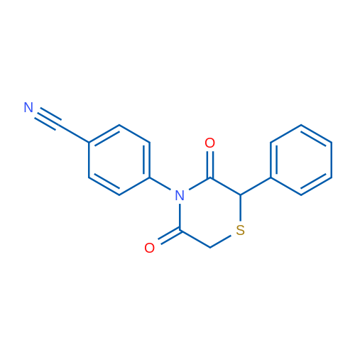 4-(3,5-Dioxo-2-phenylthiomorpholin-4-yl)benzonitrile 1g