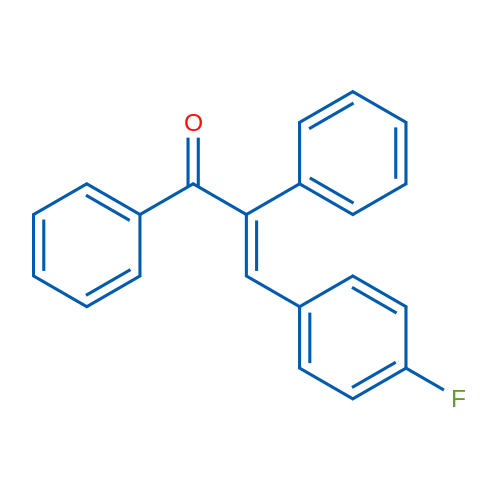 (2E)-3-(4-Fluorophenyl)-1,2-diphenylprop-2-en-1-one 1g