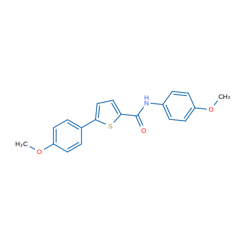 N,5-Bis(4-methoxyphenyl)thiophene-2-carboxamide 1mg