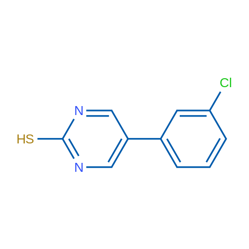 5-(3-Chlorophenyl)pyrimidine-2-thiol 1g
