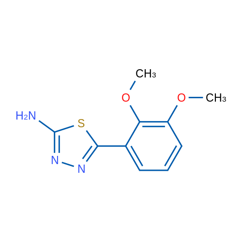 5-(2,3-Dimethoxyphenyl)-1,3,4-thiadiazol-2-amine 1g