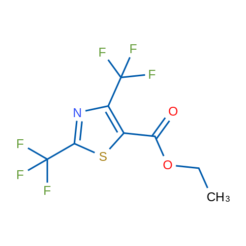 Ethyl 2,4-bis(trifluoromethyl)-1,3-thiazole-5-carboxylate 1g