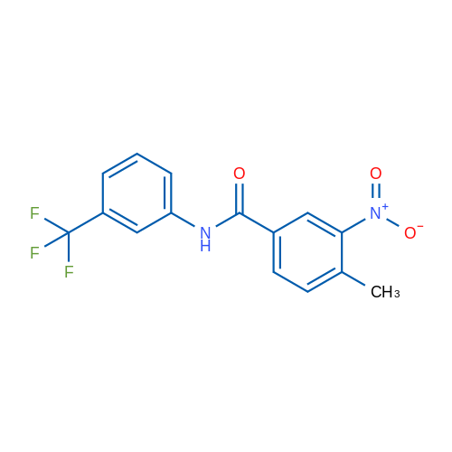 4-Methyl-3-nitro-N-(3-(trifluoromethyl)phenyl)benzamide 250mg