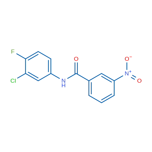 N-(3-CHloro-4-fluorophenyl)-3-nitrobenzamide 1g