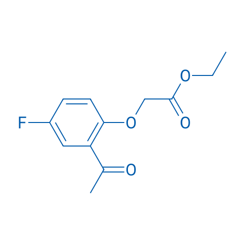 Ethyl 2-(2-acetyl-4-fluorophenoxy)acetate 1g