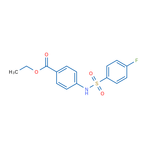 Ethyl 4-(4-fluorophenylsulfonamido)benzoate 1g