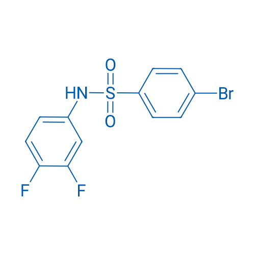 4-Bromo-N-(3,4-difluorophenyl)-benzenesulfonamide 1g