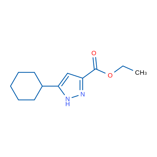 Ethyl 5-cyclohexyl-1H-pyrazole-3-carboxylate 1g