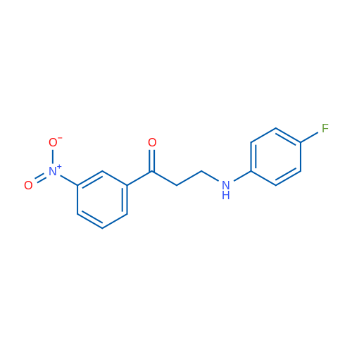 3-((4-Fluorophenyl)amino)-1-(3-nitrophenyl)propan-1-one 1g