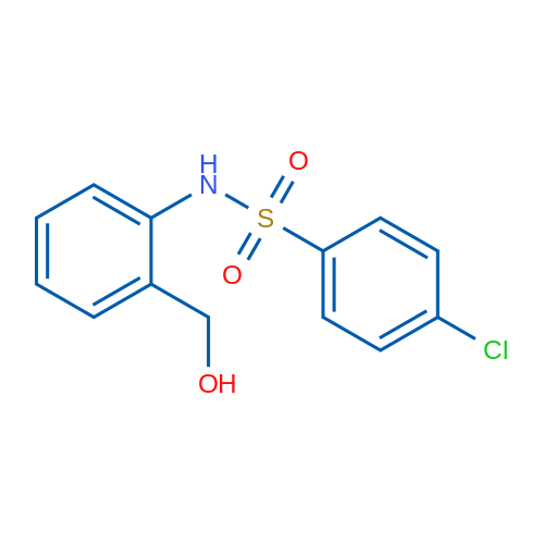 4-Chloro-N-(2-(hydroxymethyl)phenyl)benzenesulfonamide 1g
