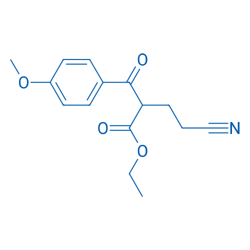 Ethyl 4-cyano-2-(4-methoxybenzoyl)butanoate 1g