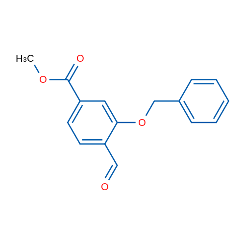 Methyl 3-(benzyloxy)-4-formylbenzoate 1g