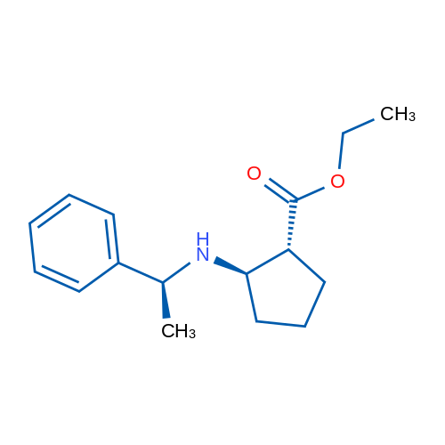 (1R,2R)-Ethyl 2-(((S)-1-phenylethyl)amino)cyclopentanecarboxylate 1g