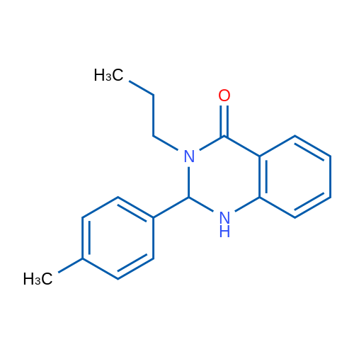 3-Propyl-2-(p-tolyl)-2,3-dihydroquinazolin-4(1H)-one 1g
