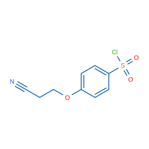 4-(2-Cyanoethoxy)benzene-1-sulfonyl chloride 1g