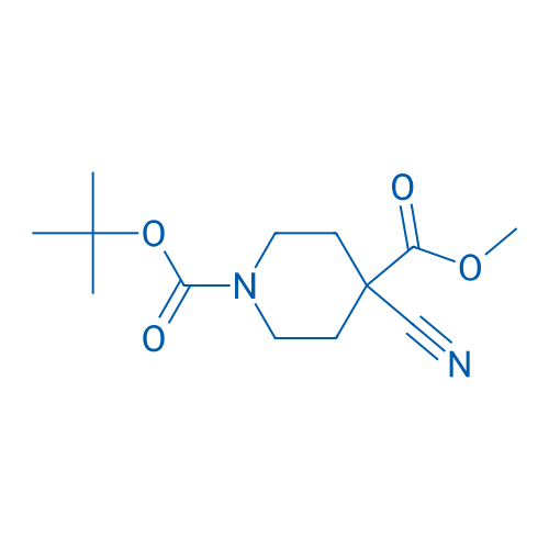 1-tert-Butyl 4-methyl 4-cyanopiperidine-1,4-dicarboxylate 250mg