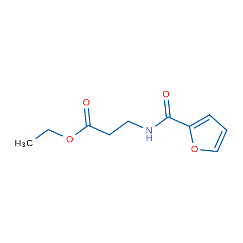 Ethyl 3-(furan-2-carboxamido)propanoate 1g
