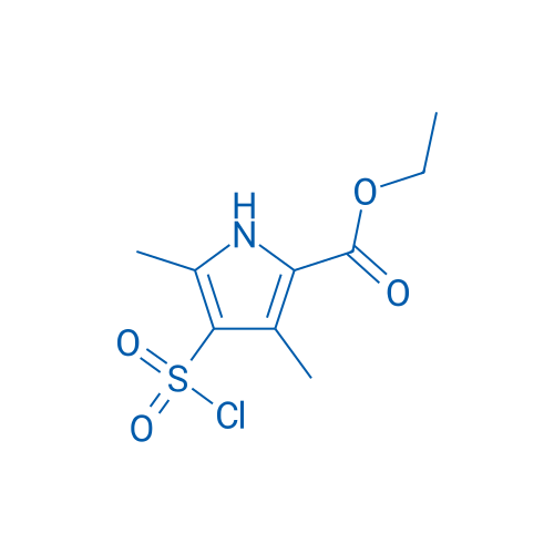 Ethyl 4-(chlorosulfonyl)-3,5-dimethyl-1H-pyrrole-2-carboxylate 250mg