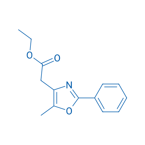 Ethyl 2-(5-methyl-2-phenyloxazol-4-yl)acetate 250mg