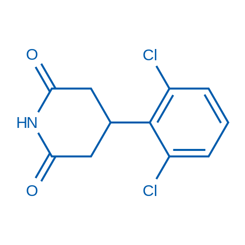 4-(2,6-Dichlorophenyl)piperidine-2,6-dione 250mg