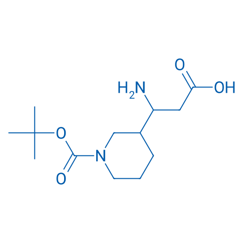 3-Amino-3-(1-(tert-butoxycarbonyl)piperidin-3-yl)propanoic acid 100mg