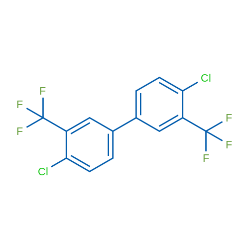 4,4'-Dichloro-3,3'-bis(trifluoromethyl)-1,1'-biphenyl 1g