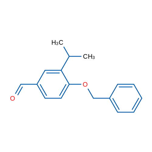 4-(Benzyloxy)-3-isopropylbenzaldehyde 1g
