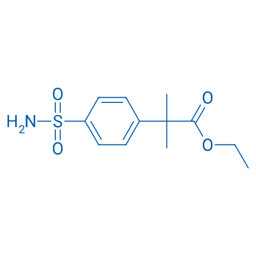 Ethyl 2-methyl-2-(4-sulfamoylphenyl)propanoate 100mg