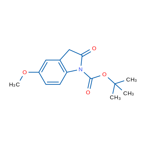 tert-Butyl 5-methoxy-2-oxoindoline-1-carboxylate 1g