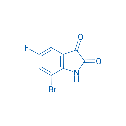 7-Bromo-5-fluoroindoline-2,3-dione 1g