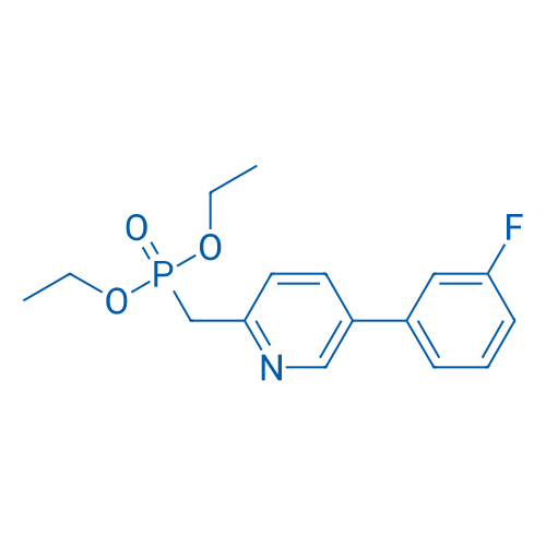 Diethyl ((5-(3-fluorophenyl)pyridin-2-yl)methyl)phosphonate 250mg