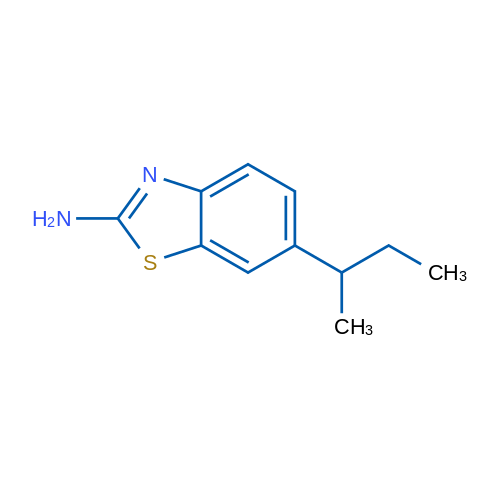 6-(1-Methylpropyl)-2-benzothiazolamine 1g