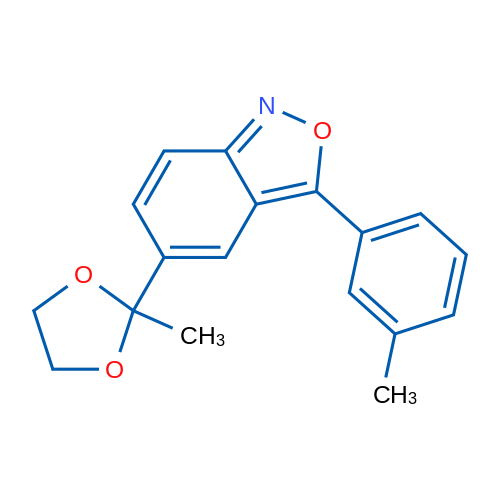 5-(2-Methyl-1,3-dioxolan-2-yl)-3-(3-methylphenyl)-2,1-benzoxazole 1g