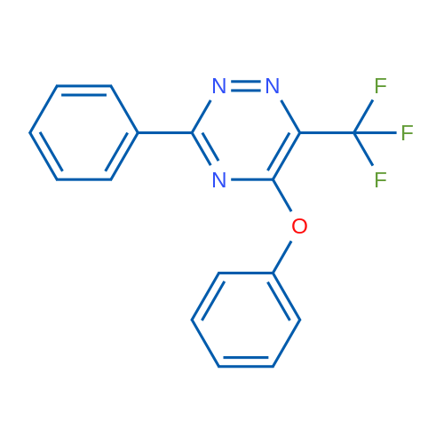 5-Phenoxy-3-phenyl-6-(trifluoromethyl)-1,2,4-triazine 1g