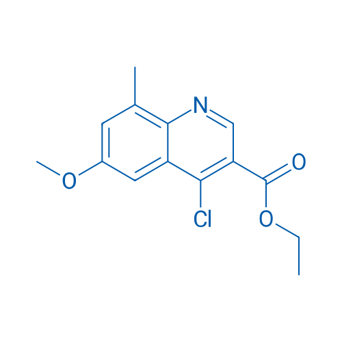 ethyl 4-chloro-6-methoxy-8-methylquinoline-3-carboxylate 250mg