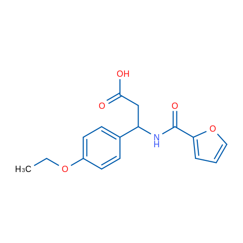 3-(4-Ethoxyphenyl)-3-(furan-2-carboxamido)propanoic acid 1g