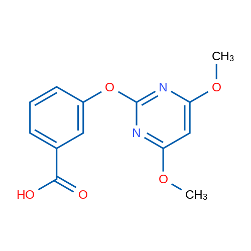 3-((4,6-Dimethoxypyrimidin-2-yl)oxy)benzoic acid 1g