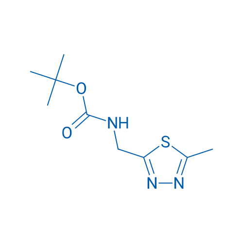tert-Butyl ((5-methyl-1,3,4-thiadiazol-2-yl)methyl)carbamate 100mg