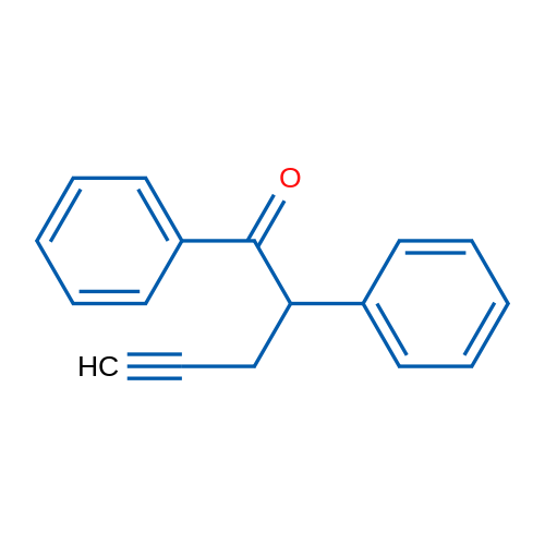 1,2-Diphenylpent-4-yn-1-one 250mg