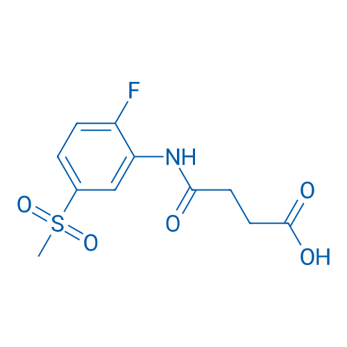 4-((2-Fluoro-5-(methylsulfonyl)phenyl)amino)-4-oxobutanoic acid 25g