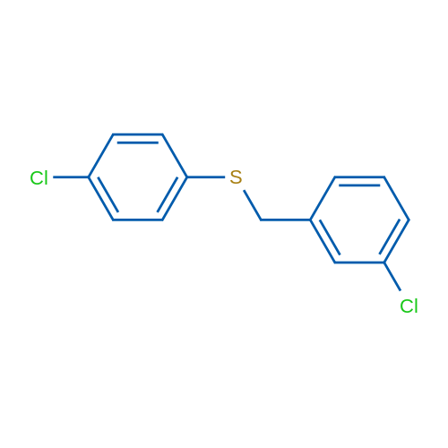 (3-Chlorobenzyl)(4-chlorophenyl)sulfane 1g