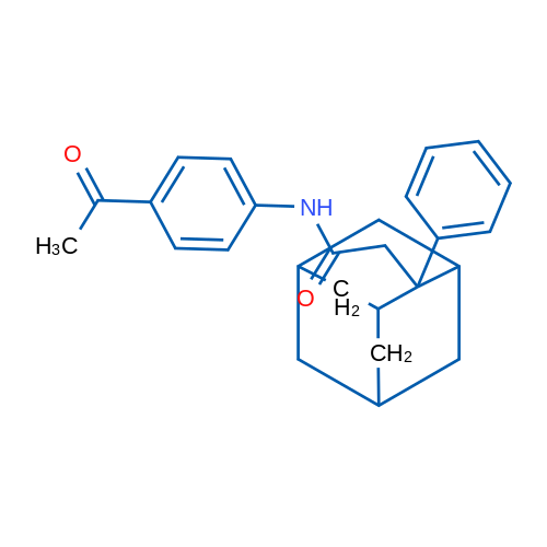 N-(4-Acetylphenyl)-2-(2-phenyladamantan-2-yl)acetamide 1g