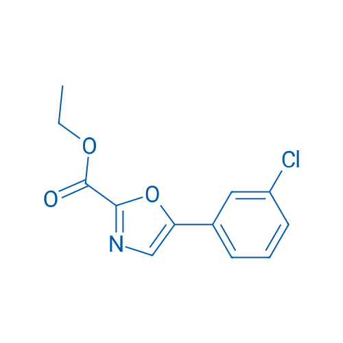Ethyl 5-(3-chlorophenyl)oxazole-2-carboxylate 250mg