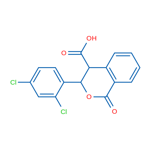 3-(2,4-Dichlorophenyl)-1-oxoisochroman-4-carboxylic acid 1g