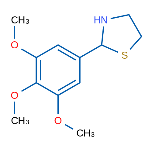 2-(3,4,5-Trimethoxyphenyl)thiazolidine 1g
