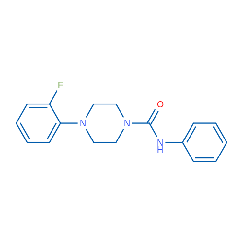 4-(2-Fluorophenyl)-N-phenylpiperazine-1-carboxamide 1g