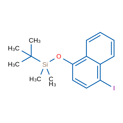 tert-Butyl((4-iodonaphthalen-1-yl)oxy)dimethylsilane 1g