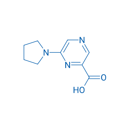 6-(Pyrrolidin-1-yl)pyrazine-2-carboxylic acid 100mg