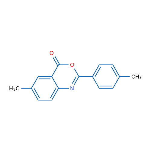 6-Methyl-2-(4-methylphenyl)-4H-3,1-benzoxazin-4-one 1g