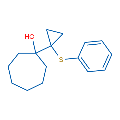 1-(1-(Phenylthio)cyclopropyl)cycloheptanol 1g